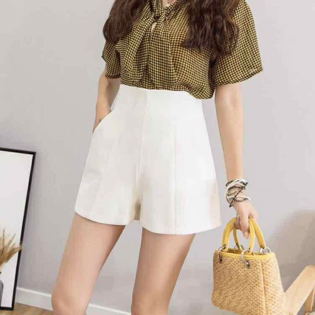 Quần sooc nữ cao cấp,quần short nữ vải tuyết mưa(mã 35) | BigBuy360 - bigbuy360.vn