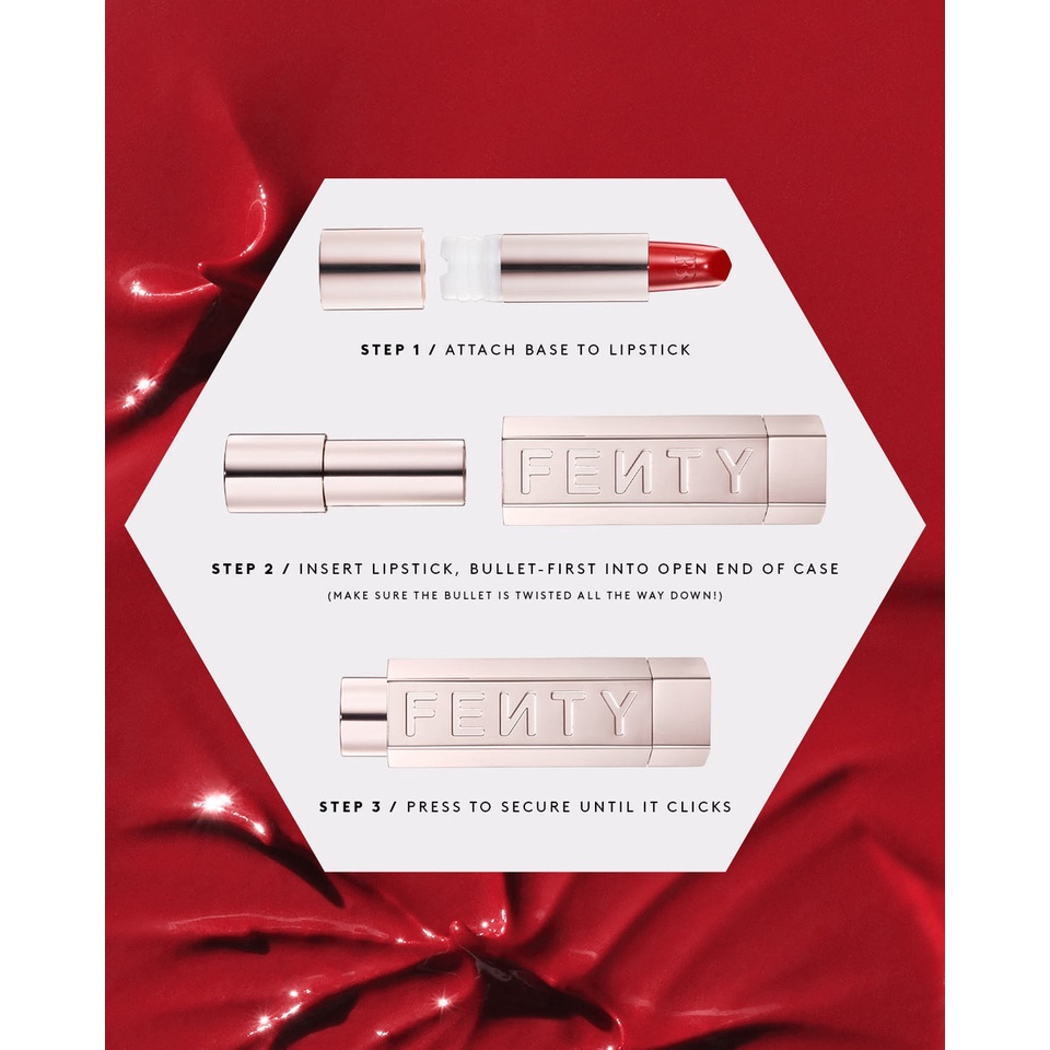 Son Thỏi Fenty Beauty - Fenty Icon The Fill Semi-Matte Refillable Lipstick