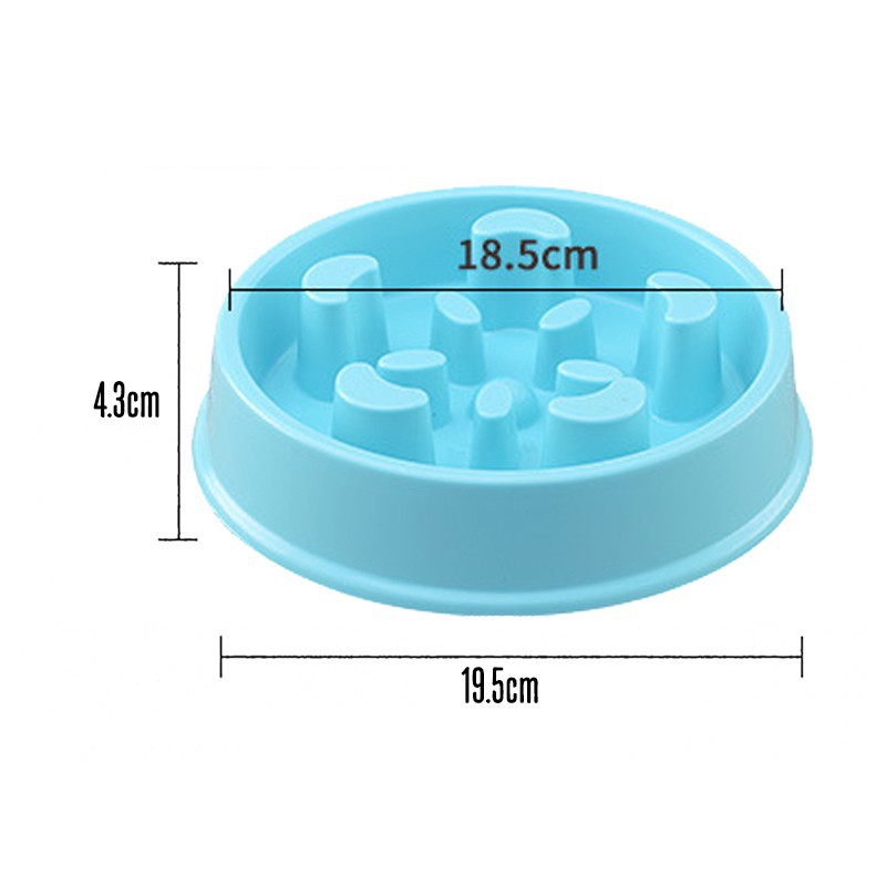 Bát ăn chậm chó mèo thú cưng chống sặc hỗ trợ tiêu hóa 200g - Bivido