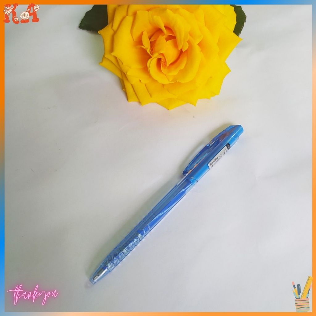 5 chiếc bút bi FO-039 Plus mực xanh ngòi 0.5mm