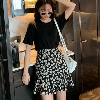 Chân váy hoa cúc nhiều kiểu có bigsize