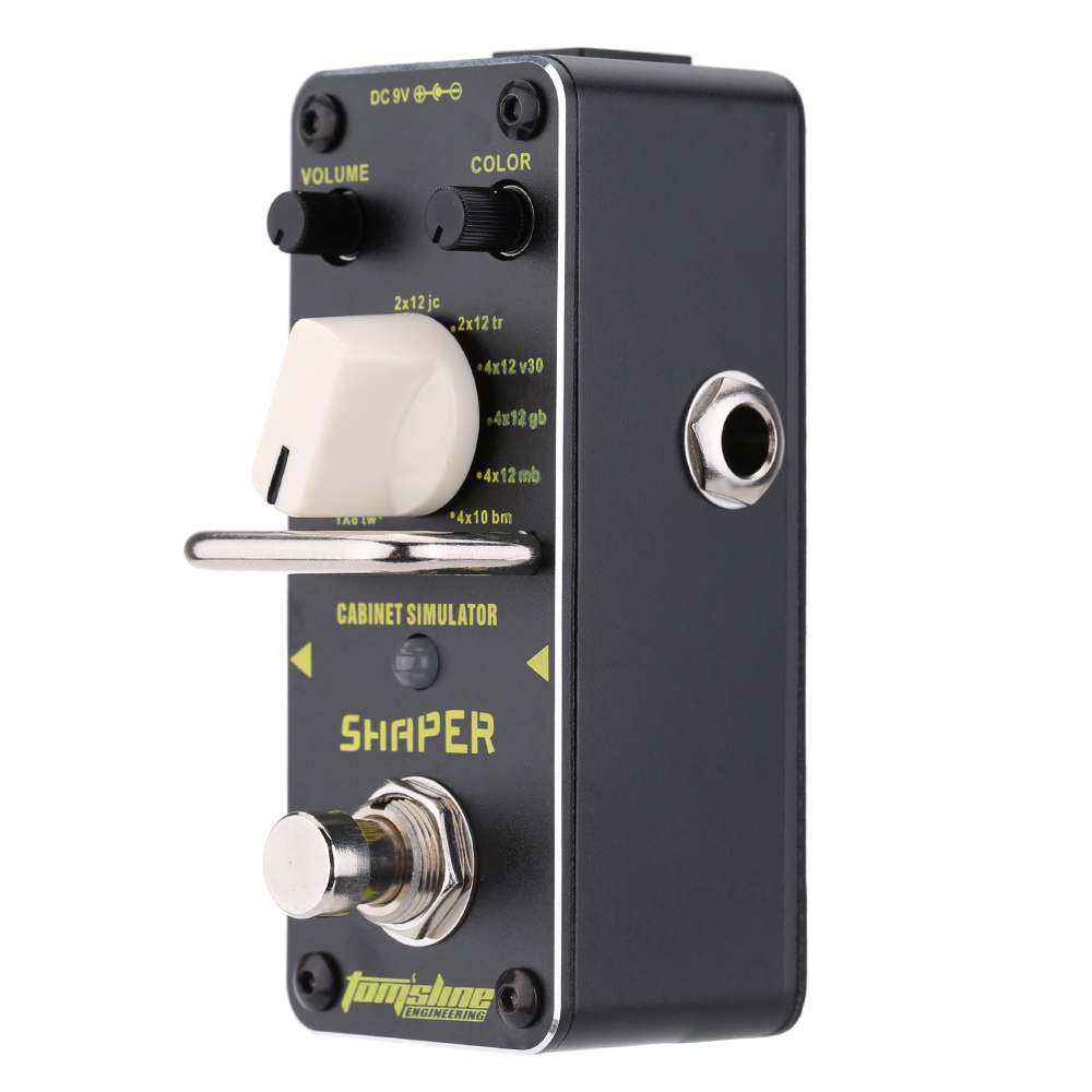 AROMA ASR-3 Shaper Cabinet Simulator Mini Single Electric Guitar Effect Pedal with True Bypass