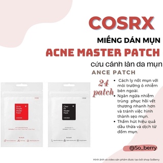 Dán mụn COSRX Acne Pimple Master Patch DM01