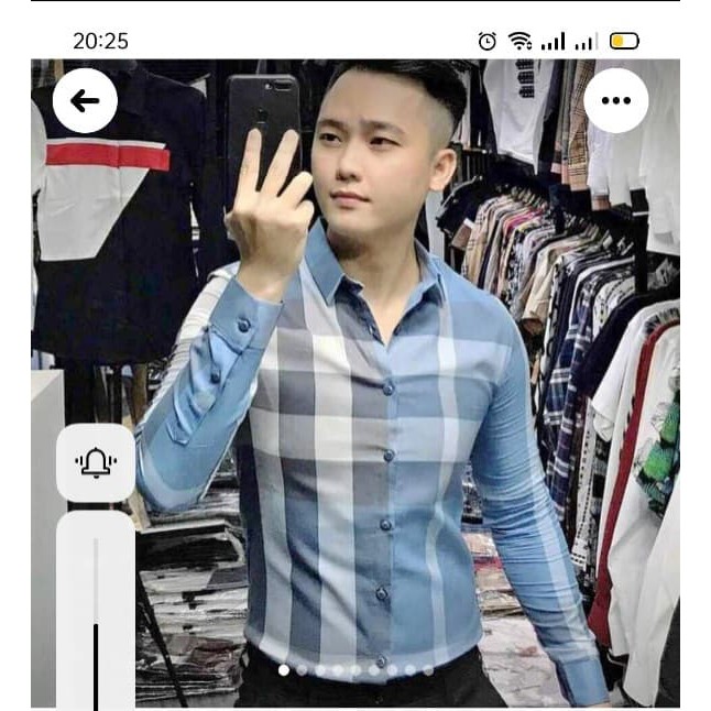Áo sơ mi nam kẻ sọc thời trang nam , áo sơ mi nam dài tay cao cấp siêu đẹp | BigBuy360 - bigbuy360.vn