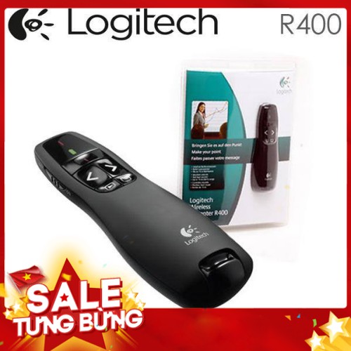 Viết trình chiếu hỗ trợ giảng dạy thuyết trình BÚT TRÌNH CHIẾU LOGITECH R400