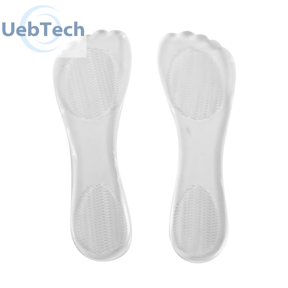 Uebtech 1 Pair High Heel Silicone Gel Cushion Insole Shoe Anti Slip Foot Feet Pad