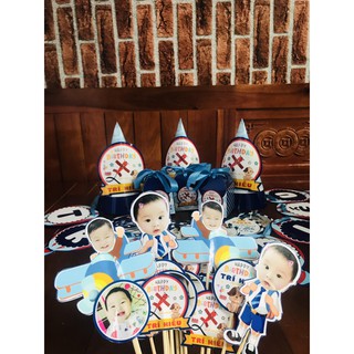 Topper cắm bánh chibi