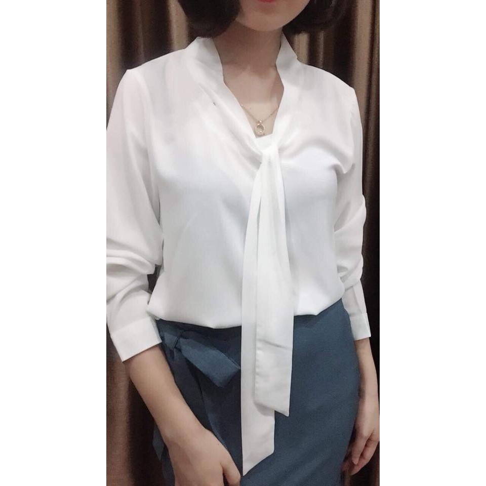 Áo sơ mi dài tay thư ký Kim | BigBuy360 - bigbuy360.vn