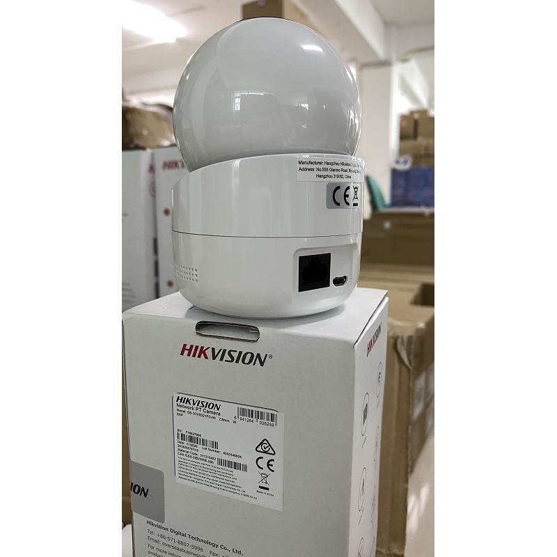 Camera IP Robot hồng ngoại 2MP wifi xoay 4 chiều chuẩn nén H.265+ HIKVISION DS2CV2Q21FDIW(W