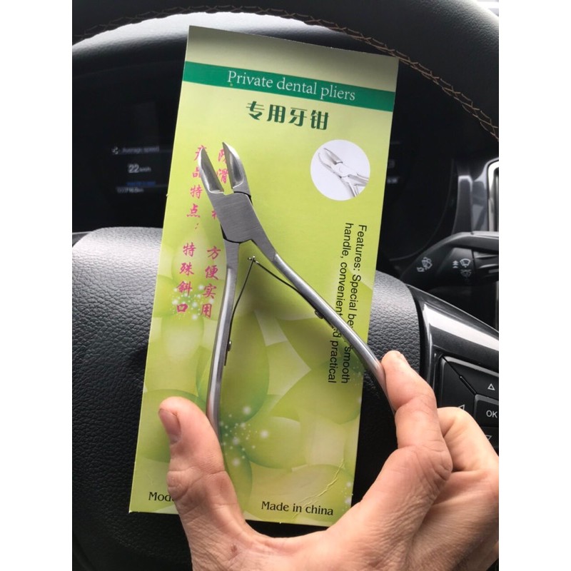 Kìm Bấm Nanh Heo Loại INoX to dài 20cm