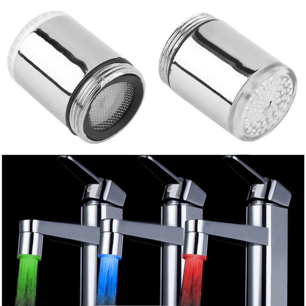 Vòi Nước Có Đèn Led Nhiều Màu Sắc Tiện Dụng Cho Nhà Bếp / Phòng Tắm
