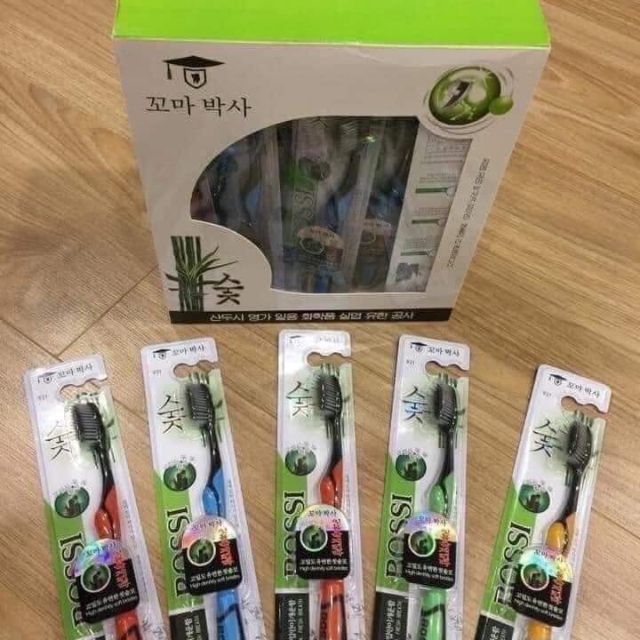 Bàn trải đánh răng sợi than tre