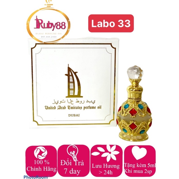 LELA BO Tinh dầu nước hoa dubai hương tự nhiên gỗ hoa