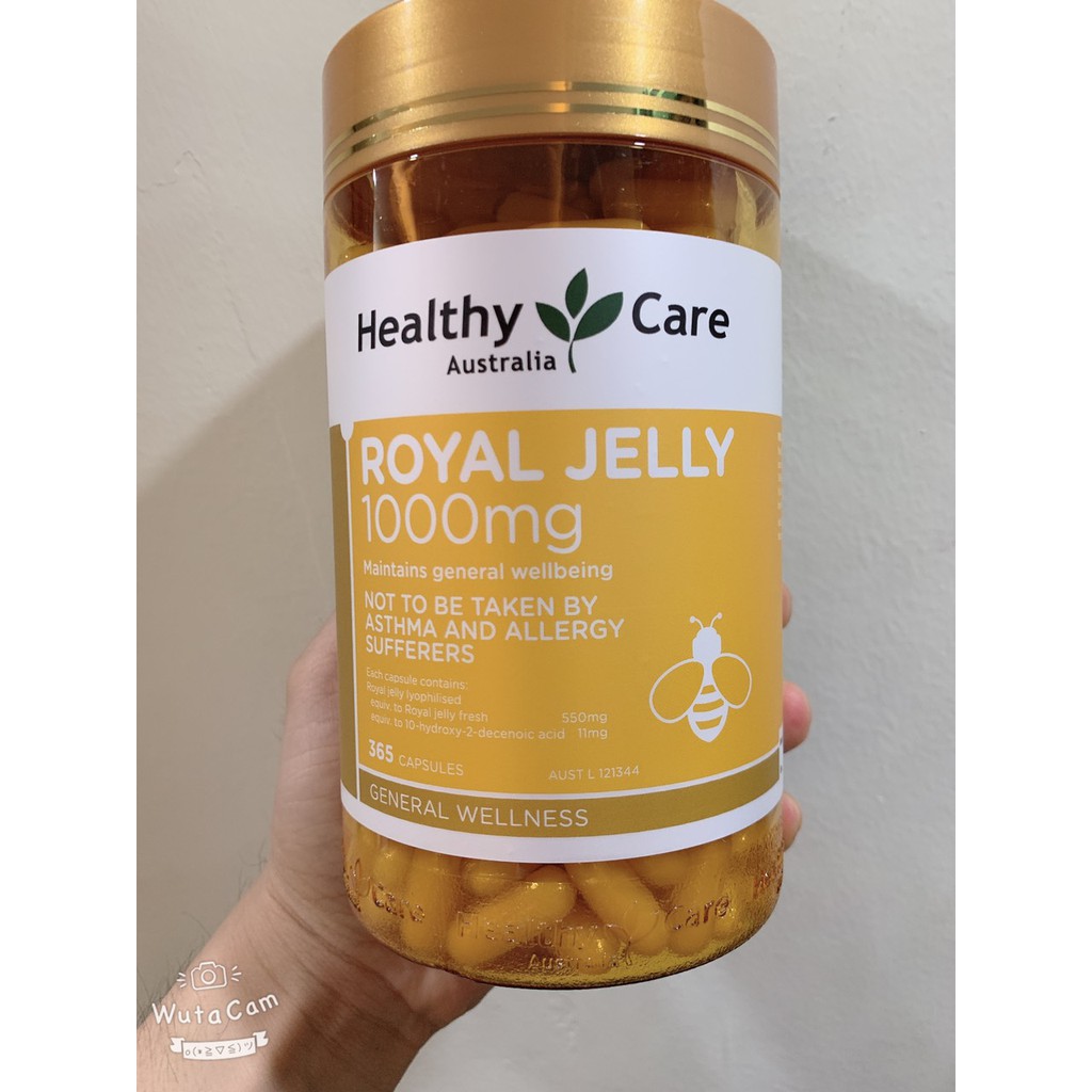 Sữa Ong Chúa Healthy Care Royal Jelly 365 Viên - Úc