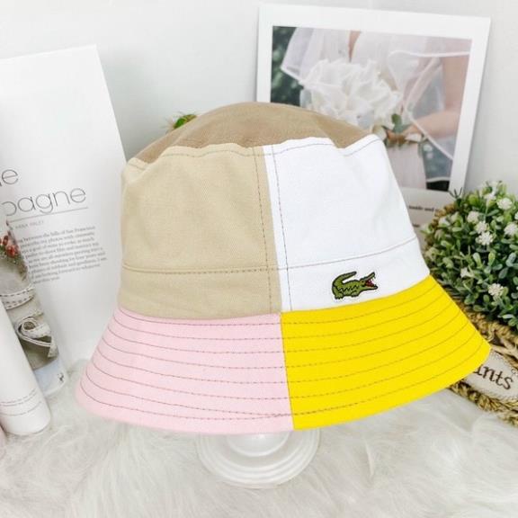 Mũ Bucket LACT Yellow/pink hàng xuất khẩu phom nón mềm,chất vải Hàn quốc cao cấp, freesize