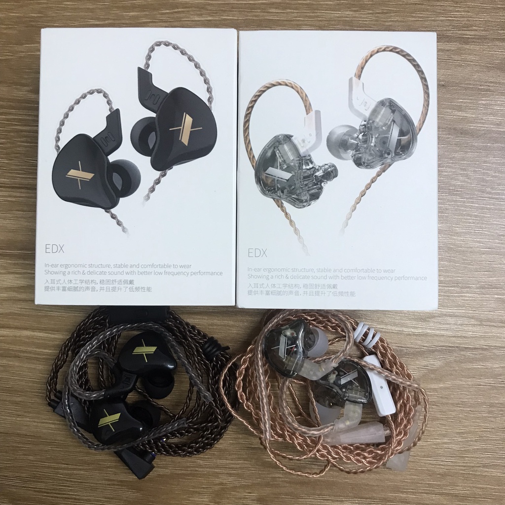Tai nghe KZ EDX - nghe nhét tai thể thao KZ EDX 1 Dynamic Hifi Bass chống tiếng ồn
