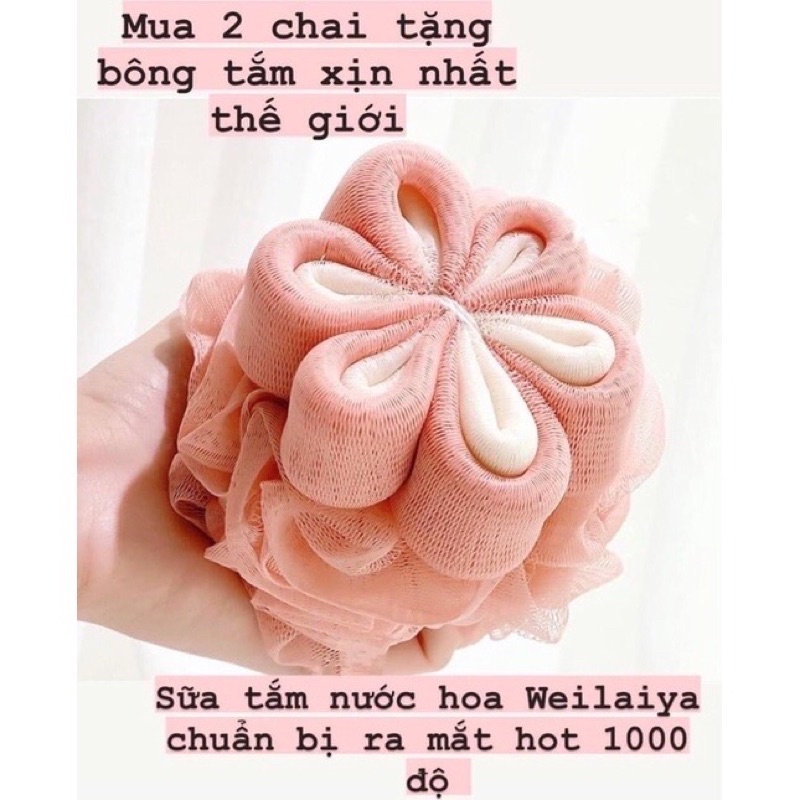 [CHÍNH HÃNG] SỮA TẮM TRẮNG DA CÁNH HOA HỒNG DAMASK WEILAIYA