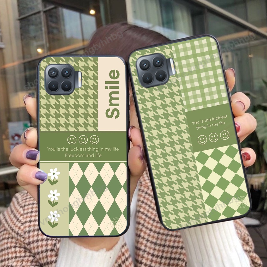 Ốp lưng Oppo A73 / A93 trái tim gấu thể thao , smile mặt cười cực cute