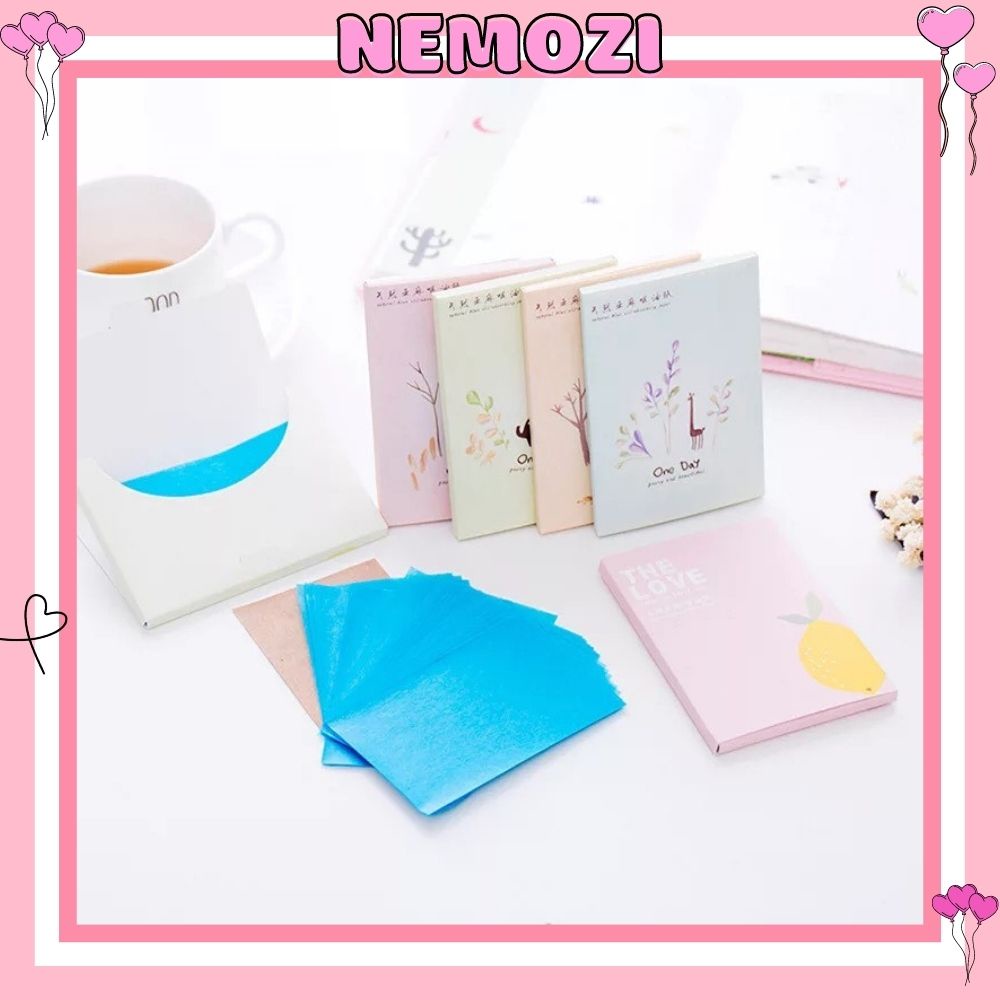 Giấy thấm dầu Nemozi gói 50 tờ giấy thấm dầu nội địa trung cao cấp D50 | BigBuy360 - bigbuy360.vn