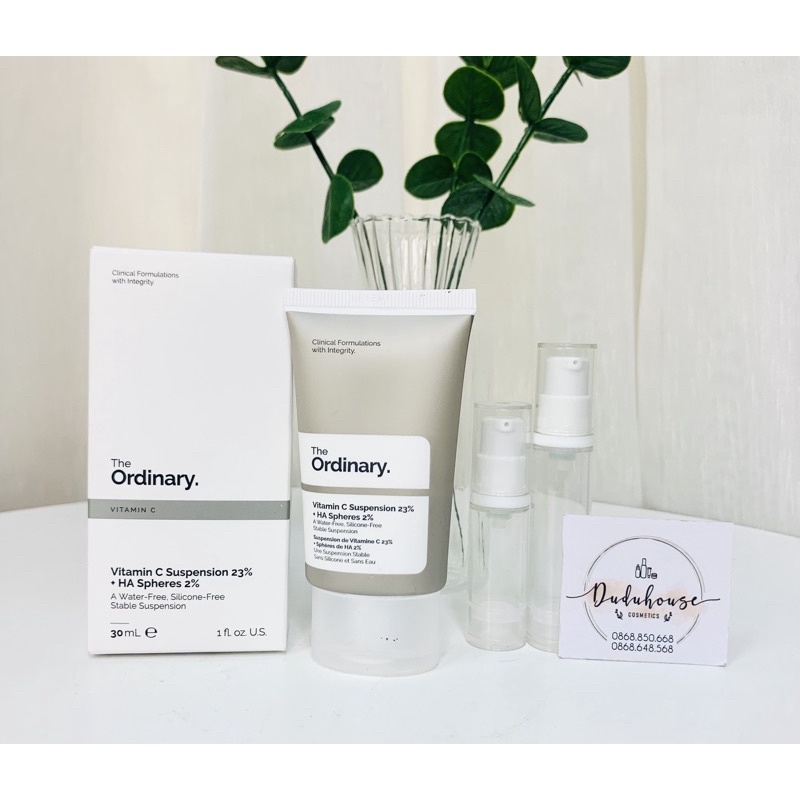 KEM dưỡng sáng da The Ordinary Vitamin C Suspension 23% + HA Spheres 2% 30ml