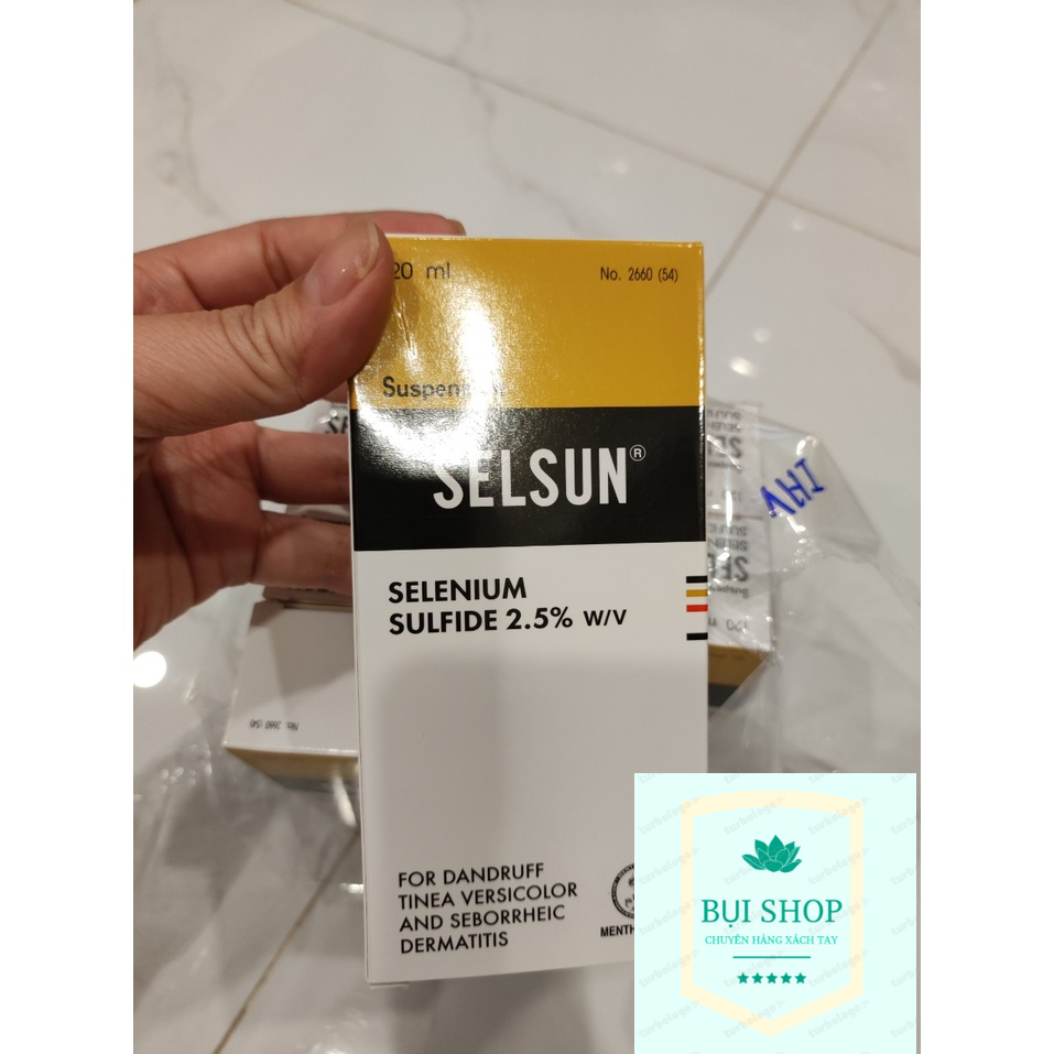 Dầu Gội SELSUN Giảm Gàu Hàng Tốt 120ml Thái Lan Chính Hãng