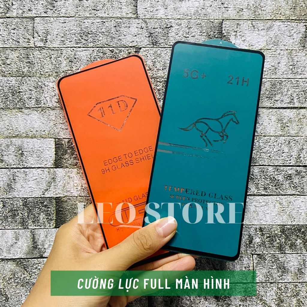 Kính cường lực Oppo A53/A53s/A53 5G Full màn hình cao cấp 🎁Quà Tặng 🎁 Lướt siêu mượt Độ trong suốt cao - Độ cứng 21H