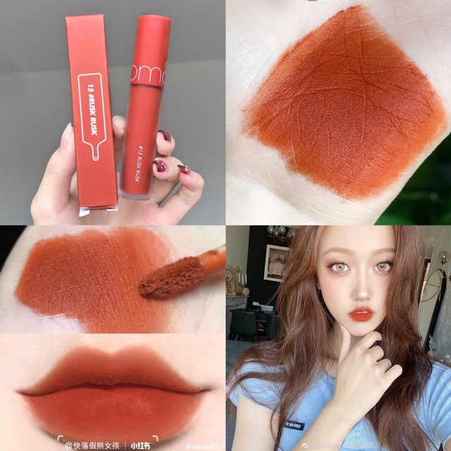 Son Kem Lì Romand Zero Velvet Tint