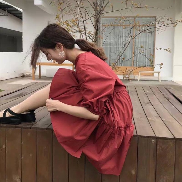 VÁY BABY DOLL BUỘC NƠ