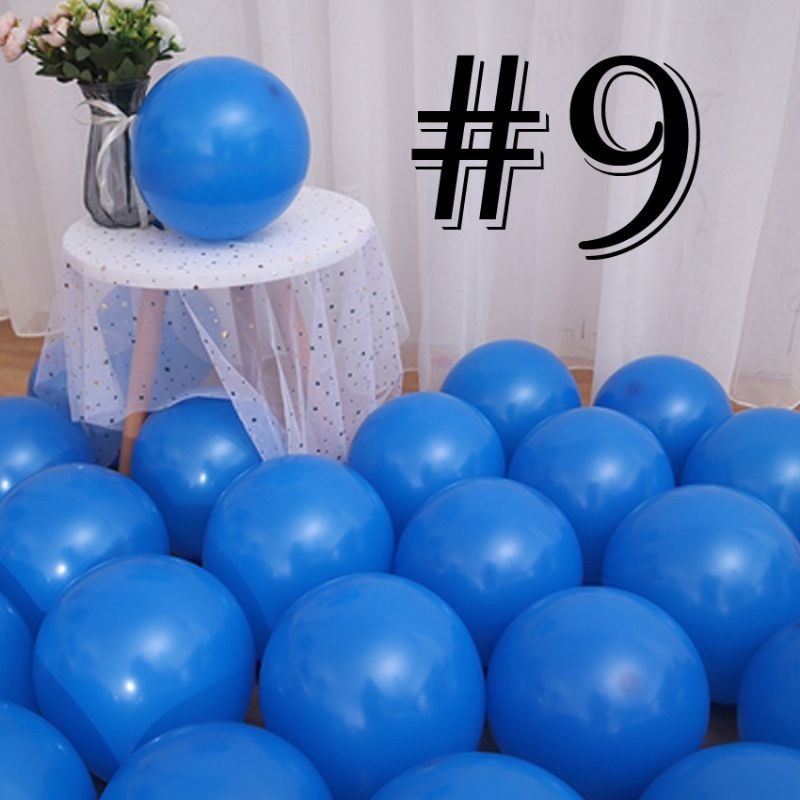 Set 20 Bong Bóng Cao Su 10 Inch Trang Trí Tiệc Sinh Nhật/Tiệc Cưới