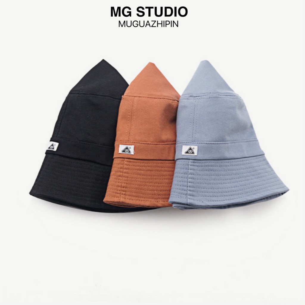 Mũ xô MG STUDIO thêu họa tiết logo chữ A đơn giản