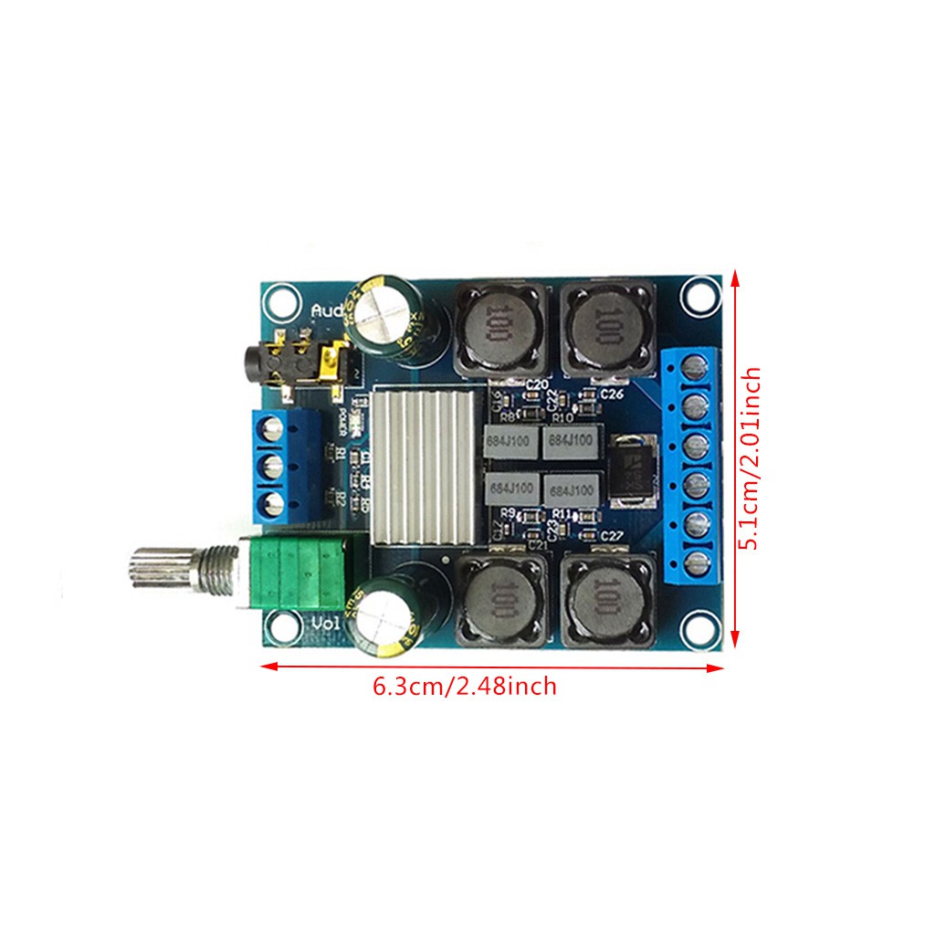 Bo mạch khuếch đại 2 kênh Kiss * 50Wx2 TPA3116 D2 chuyên dụng | BigBuy360 - bigbuy360.vn