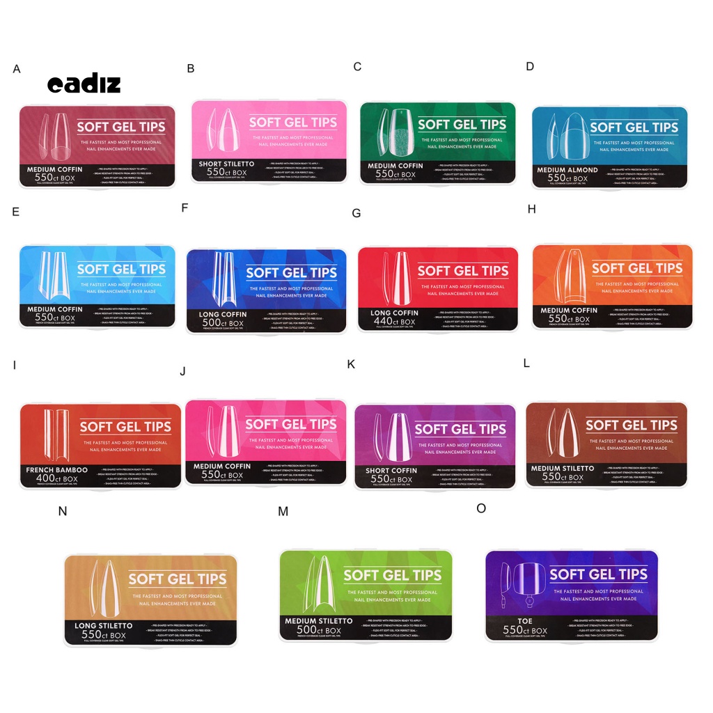 Bộ Móng Tay Giả Siêu Mỏng Không Đường May