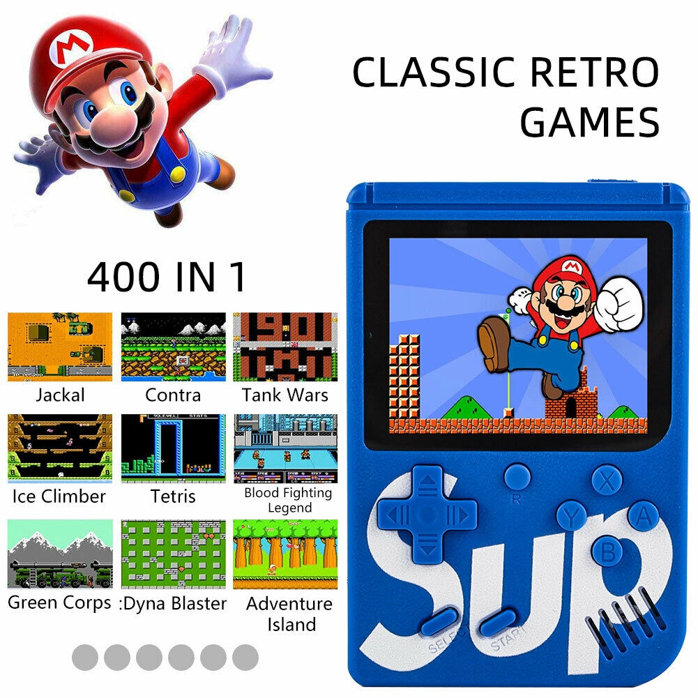 Máy chơi game cổ điển cầm tay 7.62 cm 400 trò