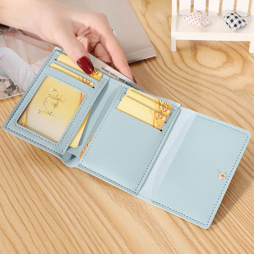 Ví nữ đẹp giá rẻ ngắn cầm tay mini nhỏ gọn dễ thương cute nhiều ngăn bỏ túi thời trang cao cấp VN76
