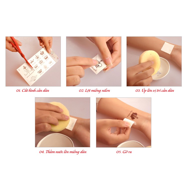 Hình xăm dán cá chép xanh