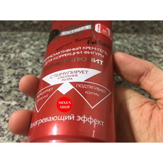 {Chính hãng - Ảnh thật} Kem Tan Mỡ Slim 3d Eveline Extreme Nga 250ml
