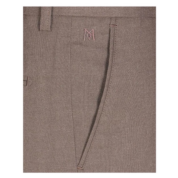 Quần tây nam Khatoco không ly màu nâu mã Q1M528R0-INMA006-2011-0