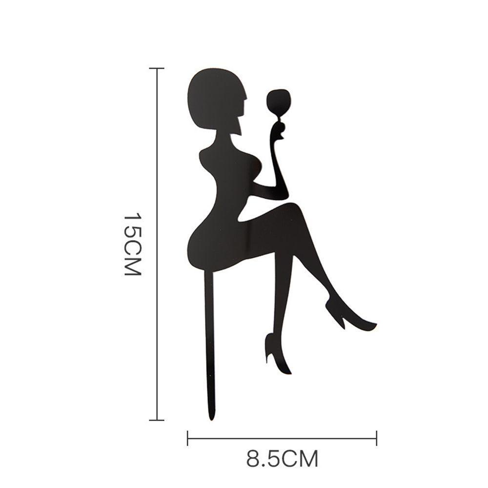 YNATURAL Topper Trang Trí Bánh Kem Hình Cô Gái