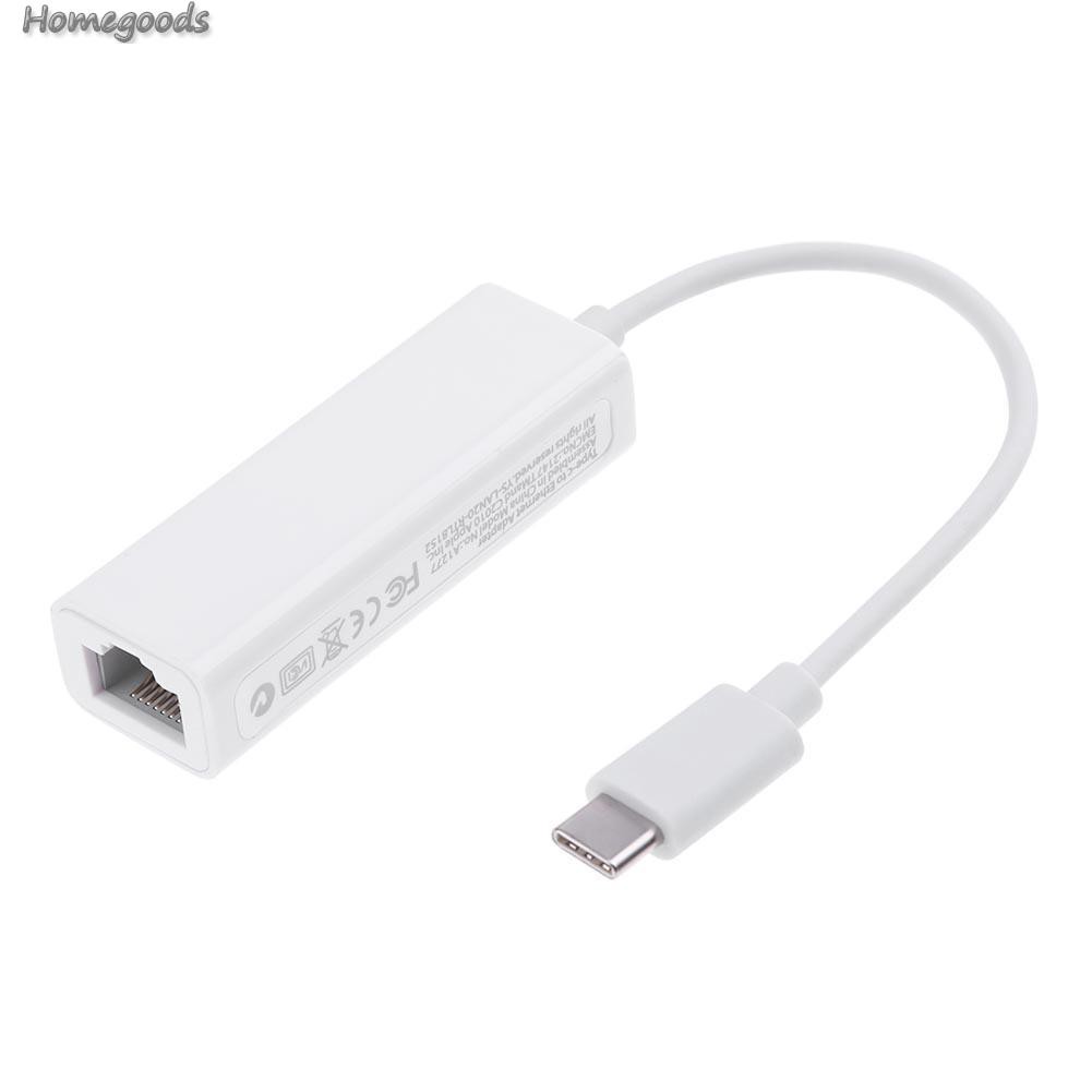 Cáp Chuyển Đổi 10gbps Type-C Usb3.1 Gigabit Ethernet Sang Rj45 Gigabit