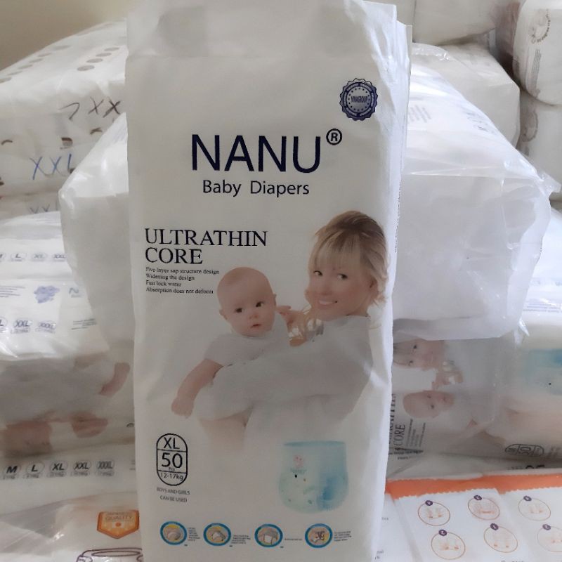 [GIÁ RẺ NHẤT] Bỉm quần nanu / M /L /XL / XXL / XXXL 50 miếng