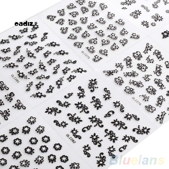 [Hàng mới về] Set 30 Tấm Decal Nước Dán Móng Nghệ Thuật