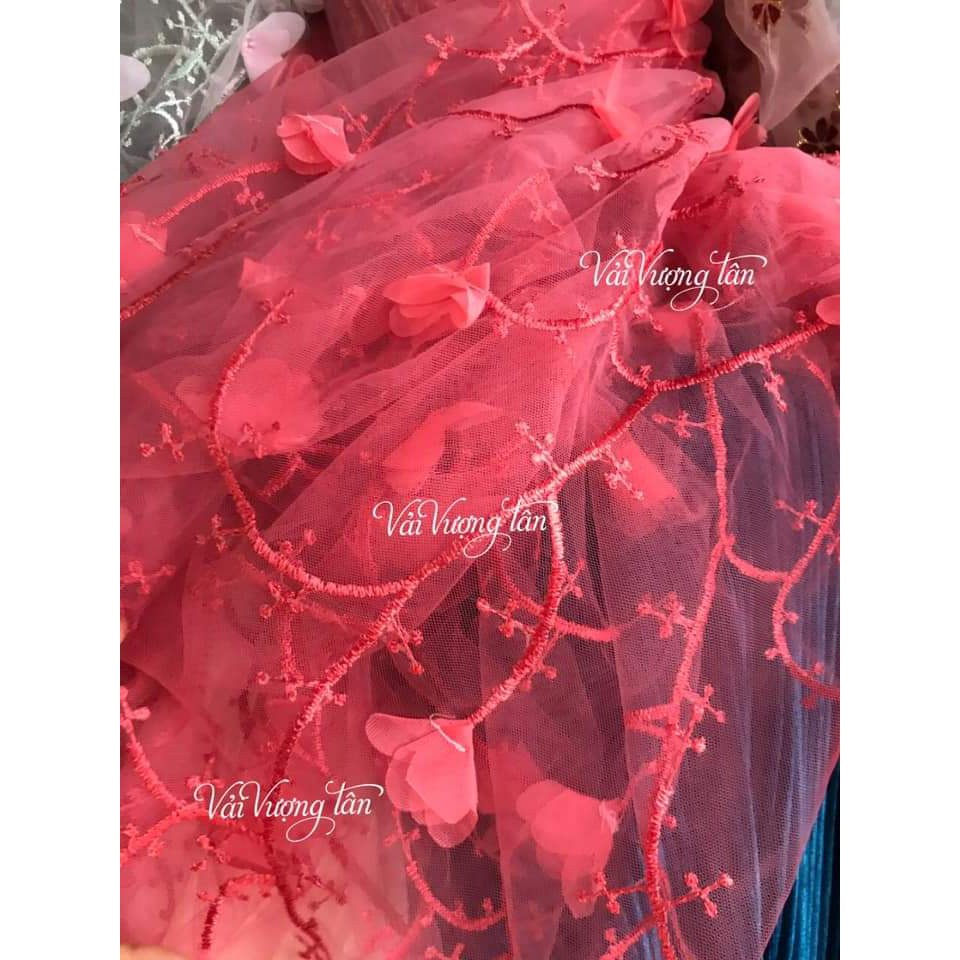 Lưới thêu hoa đẹp