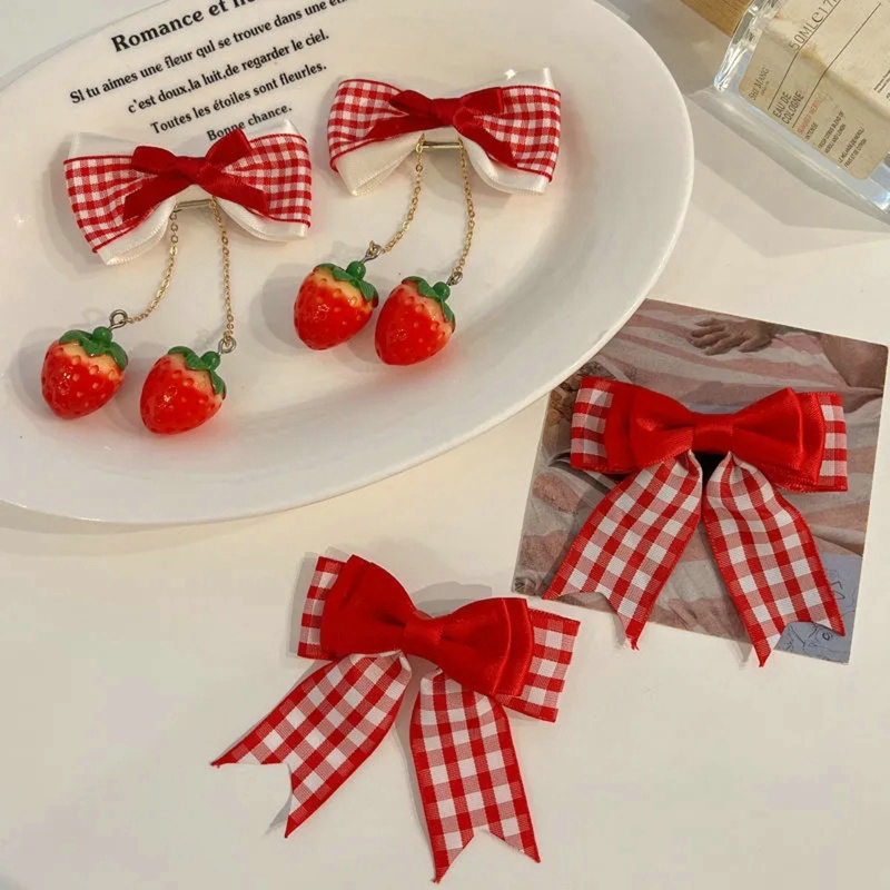 Kẹp Tóc Đính Nơ Xinh Xắn Dành Cho Nữ