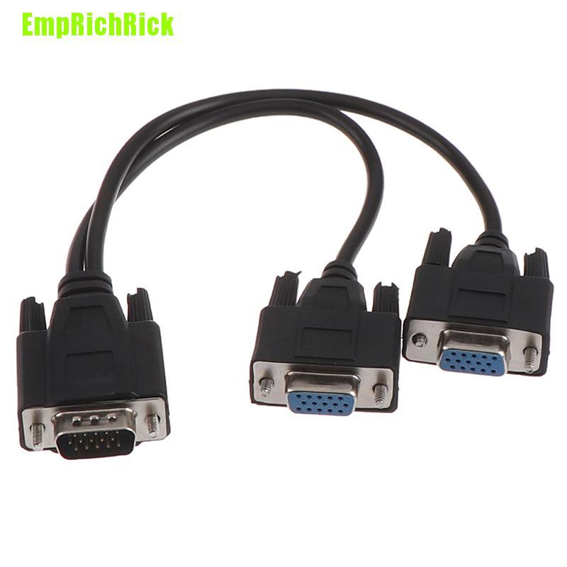 Cáp Chia Sẻ Hình Ảnh Từ 15pin Vga Sang 2 Vga Svga