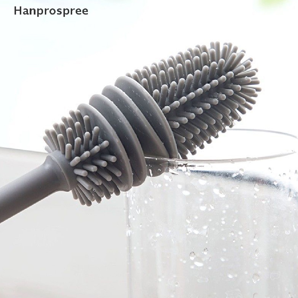Bình Nước silicone Có Tay Cầm Dài Xoay 360 Độ Tiện Dụng