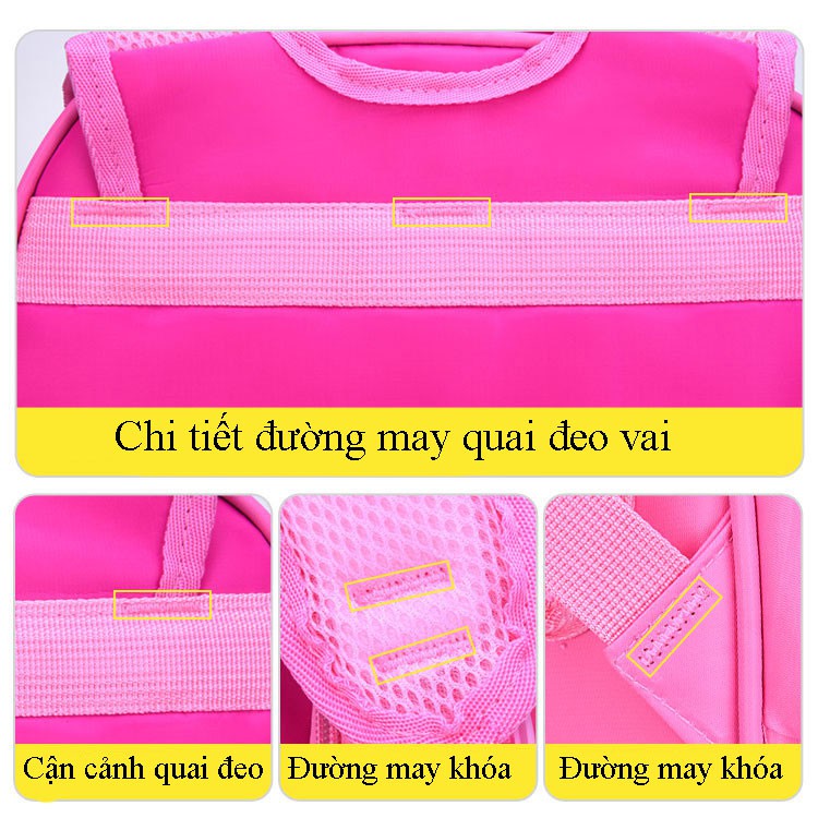 BALO TRẺ EM BA NGĂN DÀNH CHO BÉ GÁI HÌNH CÔNG CHÚA HOẠT HÌNH SIÊU ĐẸP