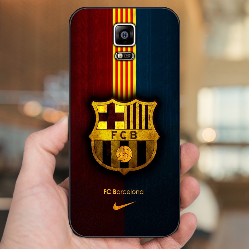 Ốp lưng Samsung Note 4 viền đen in hình Barcelona Barca