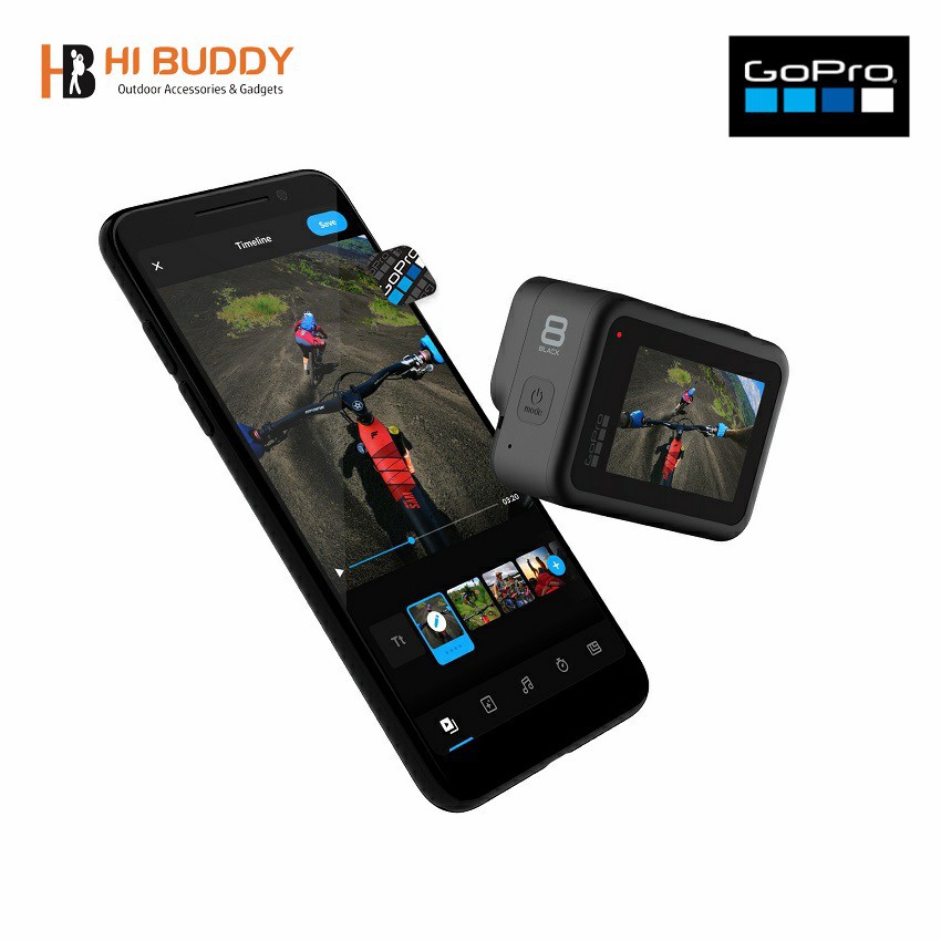 Máy quay Gopro Hero 8 Black linh hoạt, chống rung hiệu quả CHDHX – 801 tặng thẻ nhớ 32GB | BigBuy360 - bigbuy360.vn