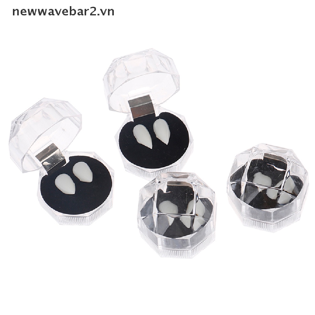 1 Cặp Răng Ma Cà Rồng Giả Hóa Trang Halloween