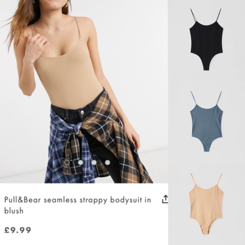 [Joiehome] Bodysuit 2 dây chất liệu thun co dãn mềm nhẹ